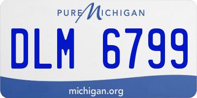 MI license plate DLM6799