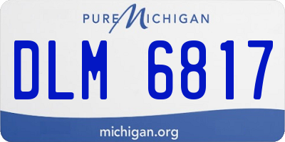 MI license plate DLM6817