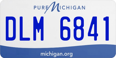 MI license plate DLM6841