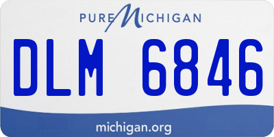 MI license plate DLM6846