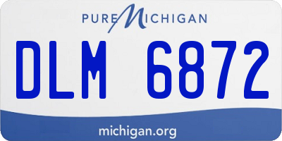 MI license plate DLM6872