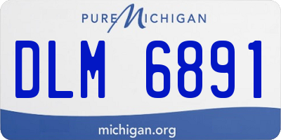 MI license plate DLM6891