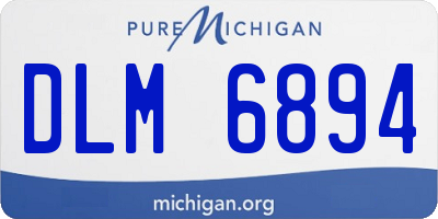 MI license plate DLM6894