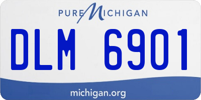 MI license plate DLM6901