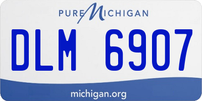 MI license plate DLM6907