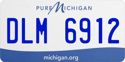 MI license plate DLM6912