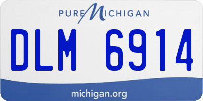 MI license plate DLM6914