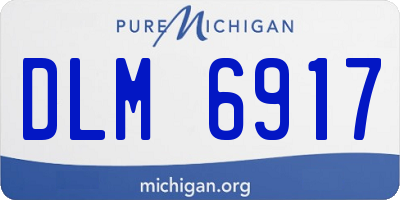 MI license plate DLM6917