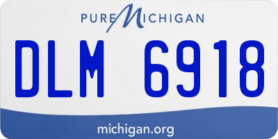 MI license plate DLM6918