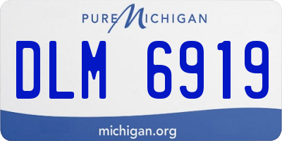 MI license plate DLM6919
