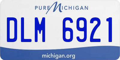 MI license plate DLM6921