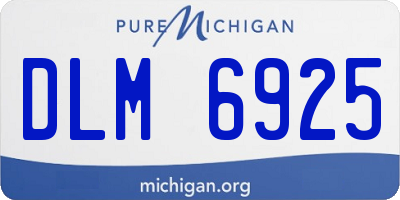 MI license plate DLM6925