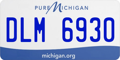 MI license plate DLM6930