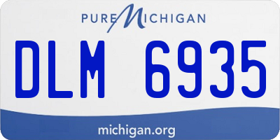 MI license plate DLM6935