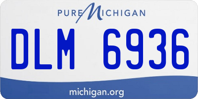 MI license plate DLM6936