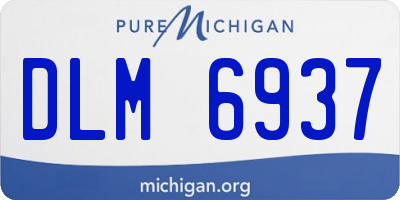 MI license plate DLM6937