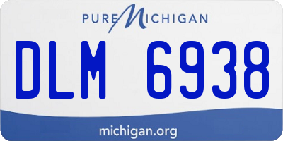 MI license plate DLM6938