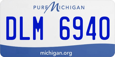 MI license plate DLM6940