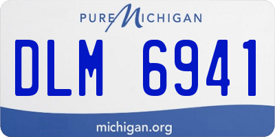 MI license plate DLM6941