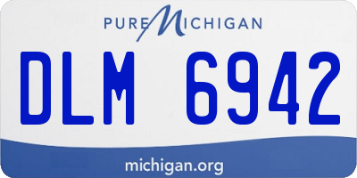 MI license plate DLM6942