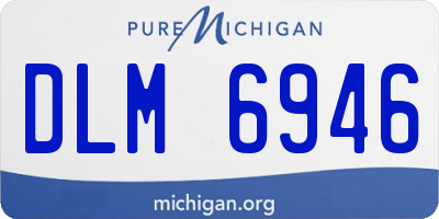 MI license plate DLM6946