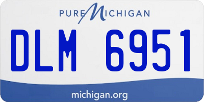 MI license plate DLM6951