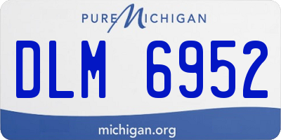 MI license plate DLM6952