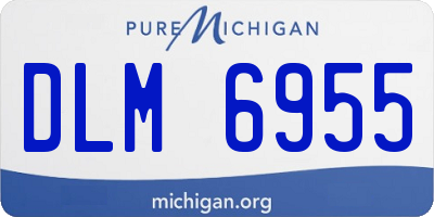 MI license plate DLM6955