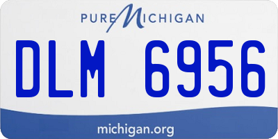 MI license plate DLM6956