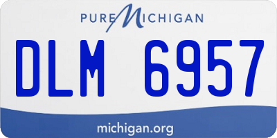 MI license plate DLM6957