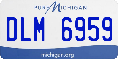 MI license plate DLM6959