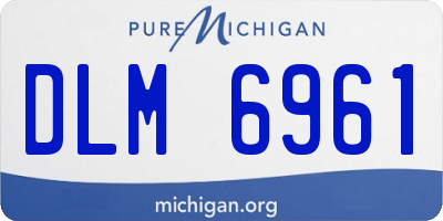 MI license plate DLM6961