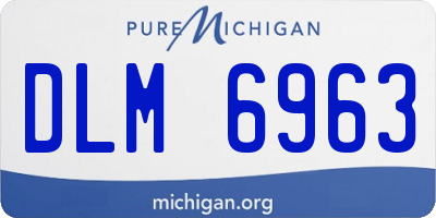 MI license plate DLM6963