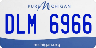 MI license plate DLM6966