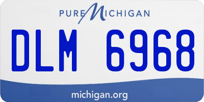 MI license plate DLM6968