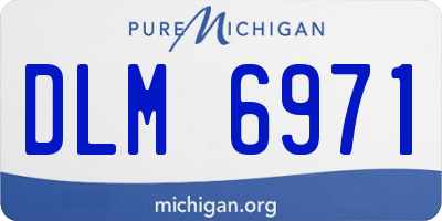 MI license plate DLM6971