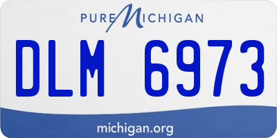 MI license plate DLM6973