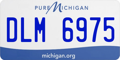 MI license plate DLM6975