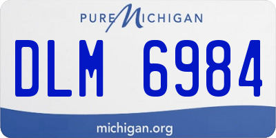MI license plate DLM6984