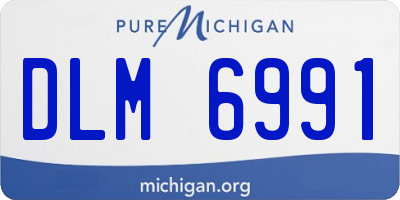 MI license plate DLM6991