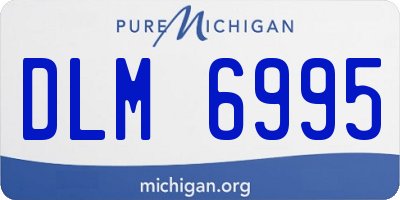 MI license plate DLM6995