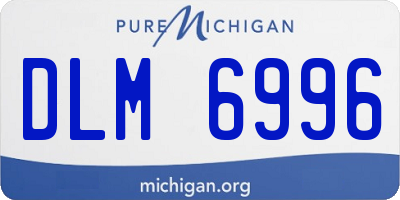 MI license plate DLM6996