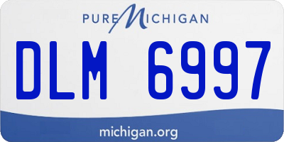 MI license plate DLM6997