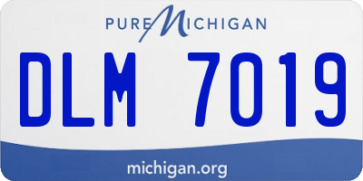 MI license plate DLM7019