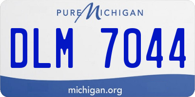 MI license plate DLM7044