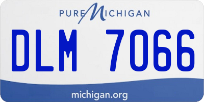 MI license plate DLM7066