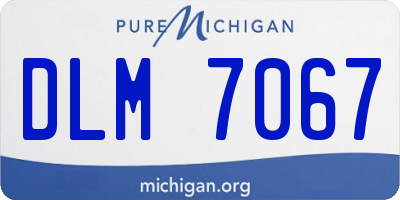 MI license plate DLM7067