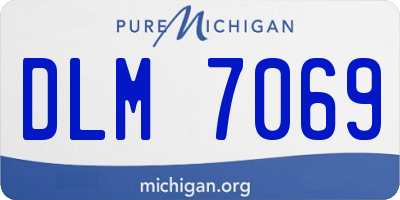 MI license plate DLM7069