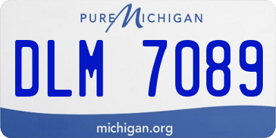 MI license plate DLM7089