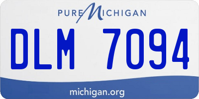 MI license plate DLM7094